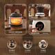Electric stew pot steamer electric cooking pot stew pot casserole stew and steam all-in-one food supplement pot stew soup cup electric stew pot electric casserole soup pot stew water-proof porridge multi-function 6L purple sand reservation time 5-8 people