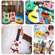 Ibanez Ukulele pour enfants DIY Small guitare Sac matériau fait à la main PEINTURE peinte à la main