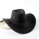 Red Dead Redemption peripheral cowboy hat American retro western hat with visor jazz British sun protection big brim hat black universal