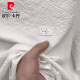 Pier Cardin 2025 new summer ice silk texture embroidered round neck men short-sleeved fashionable half-sleeved versatile light luxury T-shirt men summer 6628 white M 80-105Jin [Jin equals 0.5 kg]