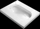 Jiumu Home Baño Inicio de cuclillas tipo cuclillas con tanque de agua 14099 Esmalte Curva de agua fácil de limpiar Front Firora Blanca Photo Vip Privilegio Disfrute de descuento