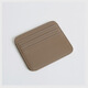 Cattle Raiser Card Bag Women's Thin Wallet Mini Multi-Card Credit Card Case Small Card Bag Simple Women's Rose Purple [First Layer]