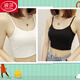 LangSha's new camisole women's modal small bottoming shirt with slim fit white and black short top summer thin white short M 7085Jin Jin is equal to 0.5 kg