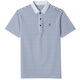 
Mengtejiao official website men's short-sleeved T-shirt middle-aged dad's casual striped POLO shirt ice silk A829-red M 165 suitable for 100-115Jin [Jin equals 0.5 kg]