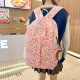 French, German and female schoolbags, high-looking leopard print backpack, chilang9737 black large size