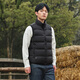 Tambor light down jacket vest for men with short stand-up collar, light and warm, comfortable vest with inner layer TA330033 black 175