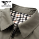 
Seven Wolves official flagship summer 100 pure cotton business middle-aged and elderly dad autumn jacket men's lapel jacket spring casual K2122 khaki M 17060Jin[Jin equals 0.5 kg] to 90Jin[Jin equals 0.5 kg]