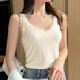 Langsha women's suspender women's lace simple and versatile elastic soft and comfortable suspender vest can be worn outside 2025
