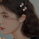 Xiang Wan hairpin 2 pieces bow hairpin forehead grab clip broken hairpin one-word side clip side bangs clip girl birthday gift