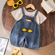 G.DUCKKIDS little yellow duck children's clothing boys summer suit 2025 new children's clothes one-year-old baby short-sleeved overalls two pieces red thin 90 sizes 1~2 years old [80-90cm]