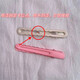 Dopamin Farbclip Girl Heart Wave Clip gebrochenes Haarbon Clip rosa beige großes Haar Clip Kopfschmuck Haarzubehör schwarze 4 Teile