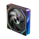 Wanjia Prism 8Pro ARGB fan black positive leaf chassis cooling 12CM fan divine light synchronization 5V3-pin ARGB PWM temperature control speed regulation