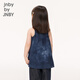 jnby by JNBY江南布衣婴童纯棉扎染连衣裙宽松舒适可爱女童婴儿夏YO4G12240 406/藏青系混杂色 100 cm