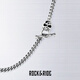 ROCK&RIDEHANL05 necklace Cuban chain S925 silver men's necklace trendy brand gift for boyfriend necklace 55cm