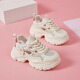 COTHES Sandales creuses pour femmes pour femmes 2025 Nouvelles chaussures d'été pour les femmes Mesh Sports Breatte Chaussures pour femmes épaisse chaussures de papa à seme