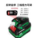 Clcey Electric Wrench 2100 Nugget Gran Torque Torre de reparación de automóviles Infraestructura de la grúa llave eléctrica Cañón de viento 826 Tipo de impacto Llave 3/4 Eje 1800 N [8000 mAh 1 Electric] Enviar