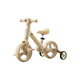 Xulin Japaner Kinder-Dreiradfahrrad 1-3-6 Jahre alte Trolley 7-10 Jahre alt können Multifunktionsballe-Fahrrad fahren [Milch