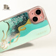 魔赞经典系列 iPhone 15 iPhone 手机壳 手机壳 青绿-流沙苹果手机壳