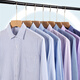 CEO official flagship store Yageol long-sleeved shirt for men 2025 new pure cotton free iron middle-aged casual high-end profession 6623 38 (Suggested 100-115Jin [Jin equals 0.5 kg])
