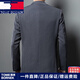 TOME Bornek Tommy Suit High-End Men's Spring 2025 Nuevo estilo de mediana edad y joven Business Casual Chaqueta Top Men Black [Spot Rapid Envío] XL
