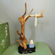 
Apocalypse century root carving wood carving ornaments bracelets desktop tree root original root art home decoration handicraft Taihang cliff cypress C1047