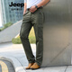 
JEEP SPIRIT work pants for men loose straight spring and summer thin outdoor multi-pocket spring and autumn casual pants 2025 blue (9923# thick style) 40 waist circumference 3 feet 08