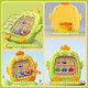 Magaz de dibujo magnético de pollo Mazer Beads para el juego de entrenamiento de 3 a 6 años Juguetes educativos para niños niños y niñas Cubo Rubik Rolling Balls Magnético Magnético Amarillo