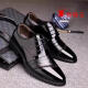Spider King 2025 new spring men's shoes plus velvet warm casual British groom shoes formal business 9928 brown four-season model 39 standard leather shoe size