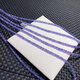 Xiangman Sleeve Natural Tanzanite Stone Plate Beads Clavicle Chain Necklace Size 3-4mm Support Re-examination Fashion Goddess Style Natural Tanzanite Stone Plate Beads Clavicle Chain Necklace Ruler