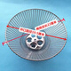 Suitable for Sakura Range Hood SCR-3970G 3906S 3271S 3256GN 3676G Filter Mesh Oil Cup 2 outer cover + 2 inner net + 2 oil cup