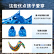 Little Blue Sheep 2025 Sommer New Children's Soft Sohle Anti-Schlupfschuhe im Freien Strandstrom Sandalen Tiefsee Blau 32 _FEET Länge 19,4-19.9 cm innere Länge 20,6 cm