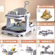 JCZS German brand baby walker Bluetooth remote control electric anti-rolling safety and stability baby walking walking car Fengxian powder (meal plate without pedal)