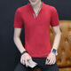 Seven Wolves' hottest high-quality V-neck men's pure cotton short-sleeved T-shirt men's slim casual and versatile half-sleeved shirt top base shirt white Q691 short-sleeved L recommended 100-120 Jin [Jin equals 0.5 kg]