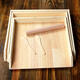 An Junsheng dumpling box dumpling curtain wooden dumpling tray dumpling tray rectangular dumpling tray home small one