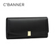 C.BANNER genuine leather wallet women's long wallet card bag two-in-one clutch bag birthday gift high-end for girlfriend and wife
