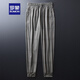 Romon (Romon) Pantalon décontracté en soie de glace pour un pantalon de pantalon à séchage rapide d'été pour hommes pour pantalon imprimé pantalon à carrem imprimé pantalon de garde à pied militaire Green Plaid 21k07 m Longueur 93 cm recommandé 95-115jin [Jin égal à 0,5 kg]