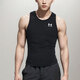 安德玛（Under Armour）官网男装上衣 2025夏季新款休闲篮球训练运动服无袖健身透气背心 1368352-001/轻质透气/现货速发 M M/170/92A