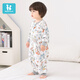 Baby friend infant sleeping bag baby pajamas spring and autumn thin children's front 4 back 2 gauze sleeping bag air-conditioned room anti-kicking quilt 80 yards