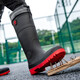 Sol Lora Spezialstiefel für Anti-Snake-Biss verdickte neue hochröhrchen Stahlkopfstahlboden Regenstiefel Männer Anti-Smash- und Anti-Punktion