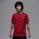 Nike (Nike) Jordan официальное Jordan Men's Men's Pure Cotton Print Fot Summer Новая вязаная хлопковая хлопковая IB7529 687 Fitness Red/Black L