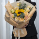 Sunflowers and Roses Mixed and Matched Bouquets Delivered in the Same City as a Flower Delivery for Girlfriends and Best Friends Holiday Gifts Bouquets Delivered by Flower Shops Silent Love丨Sunflowers and Champagne Roses and Lisianthus Mixed and Matched Small Bouquets