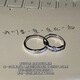 Niche ins luminous angel wings couple ring high-end ring gift for boyfriend and girlfriend M1127+M1130 ring 2-piece set
