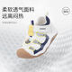 Les sandales pour enfants décontractées d'été du Dr Jiang pour les garçons et les filles, 1-3 ans, chaussures pour les tout-petits, chaussures pour enfants Velcro Bag, riz / poudre, taille 30, longueur du pied est d'environ 18,5-19,1