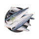 Megaga Norwegian mackerel fillets, net weight 2Jin Jin equal to 0.5kg (8-10 pieces) individually packaged, head, tail and dirt removed