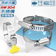 Tianzhuo Hardware 304 stainless steel handle hose hoop hand twist clamp hoop pipe hoop water pipe tightening hoop buckle fixed pipe clamp 21-38 5 pieces semi-steel