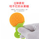 Baby teeth grinding rod three-dimensional fruit teeth glue baby silicone bite Le newborn teeth grinder comfort glue toy strawberry + apple + peach + orange + grape [bag food grade silicone - fruit teeth glue sheet
