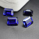DL 1998 Fat Donglai same style tanzanite sapphire loose stone rectangular blue main stone Sri Lanka rough stone 4x6mm