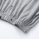 Fenten Pyjamas mit Brustpolstern für Frauen Sommer reines Baumwollshorts Shorts Thin Girl's Home Clothing Anzug Blume grau m