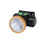 Xishan Yunshii Batterie de lithium haute puissance rechargeable Petit phare LED de pêche LED extérieur mini lampe d'exploration de lampe de poche montée à tête 1278-150W (12 heures de vie de la batterie, Batterie à double lithium 8
