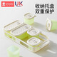 Xin'an Dai complementary food frozen grid baby complementary food box separates and separates meat paste soup baby silicone supplementary food mold Xueyanbai 50ml*4 [can be frozen/steamed (free tray)]
